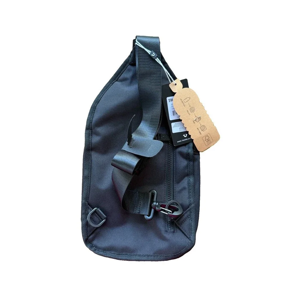NWT True Religion Crossbody Bags for Women & Men, Sling Bag One Size, Black